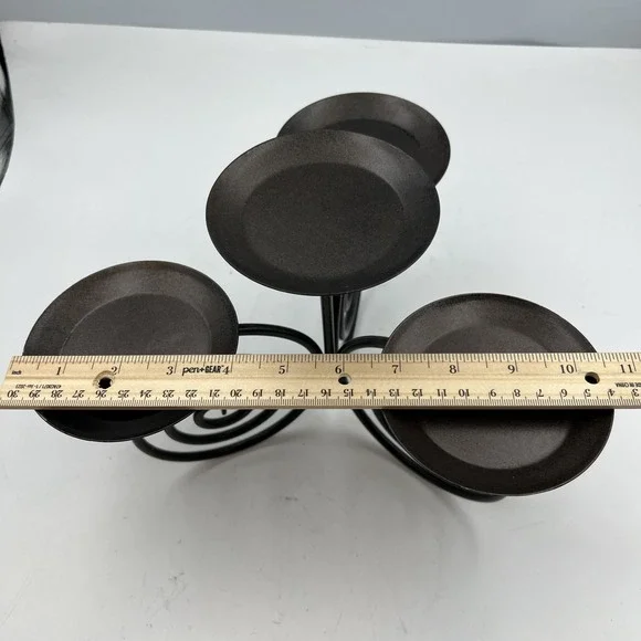 Partylite‎ Viking Scroll 4 Pillar Ball Candle Holder – PO297 - Picture 9 of 11